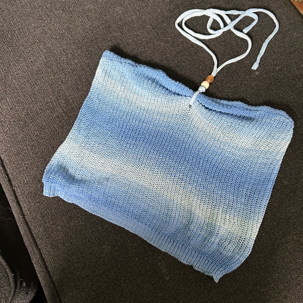 SHEIN Light Blue Knit Top